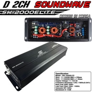 SOUNDWAVE SW-2000ELITE 2025 เพาเวอร์แอมป์ CLASS D 2CH. 2000วัตต์เต็ม SIGNATURE SERIES ขับลำโพงซับ 10