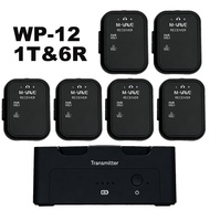 M-VAVE WP-12 1T6R Wireless Ear Monitor – 2.4GHz Digital 24h TX Battery 1800mAh Case Low Latency 6 In