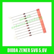 5v6 5.6v diode 5.6v dip 0.5watt diode 1/2 watt diode 5v6