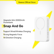 Baseus Power Bank 20000mAh Mini Magnetic Wireless Fast Charge with Auto-wake For iPhone 14 13 12 Pro