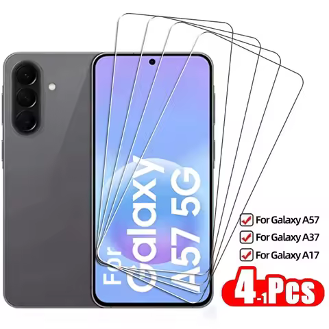 Full Clear Glass For Samsung Galaxy A57 Tempered Glass Galaxy A57 A37 A17 Screen Protector Protectiv