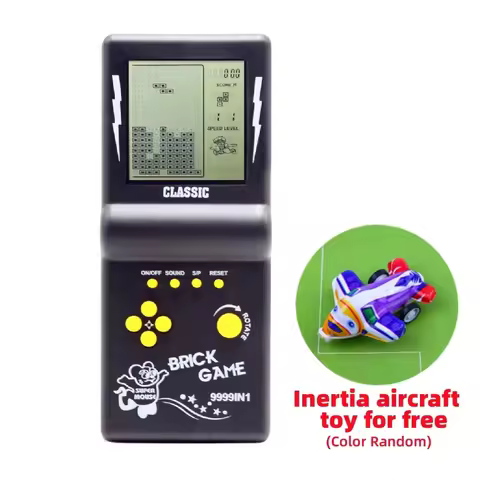 New Brick Game Console big Screen Nostalgic Puzzle Built-in 23 Block Games Adjustable Speed/Difficul