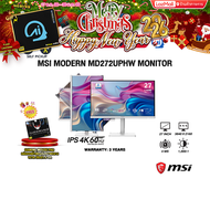 [ผ่อน 0% 10 ด.]MSI MODERN MD272UPHW MONITOR (IPS 4K 60Hz)/ประกัน 3 Years