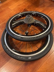 Suncord 349/ 355 鋁輪組連飛輪UT front 74mm rear 110mm