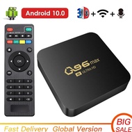 LEMFO New WIFI 4K Q96 MAX Smart TV Box 2.4/5G Set Top Box Android 10.0 Global Media Player Android Quad Core Smart TV Box TV Receivers