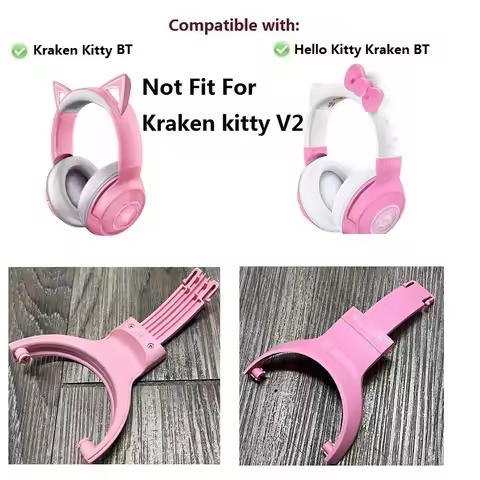 Spare part for Razer Kraken kitty BT,Hello Kitty Kraken BT 2022 headphones replacement repair hinge 