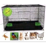 CODE N85J JUMBO XL FREE-FREE CAGE FOR CAT SIZE 62X5X45 FREE 2 PCS FEED PLACE