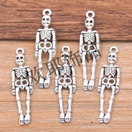halloween man x movie character costume costume dewasa Ancient Silver 8 * 38mm DIY Zinc Alloy Access