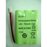 Genuine Universal/GE Cordless Phone Battery SANIK 3SN-AAA75H-S-J1 (Original Battery Plug)