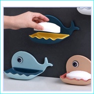 Cute Whale Wall Sticker Soap Tray