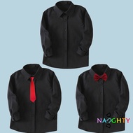 Baju Hitam Budak Lelaki Kostum Kanak-kanak Berusia 2-14 Tahun Boys Black Shirt 2-14-Year-Old Boy Per
