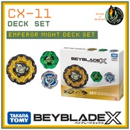 Takara Tomy Beyblade X CX11/CX-11Emperor Might Deck Set
