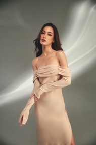 Fabrique.co - Pamela Dress เดรสยาว ปาดไหล่