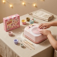Kids Pottery Wheel  Electric Pottery Wheel Creative Play Set Beginner-Friendly Easy to Clean for Art
