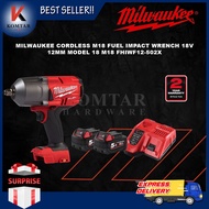MILWAUKEE M18 FUEL™ 1/2" High Torque Impact Wrench 18V 12MM *M18 FHIWF12-502X*