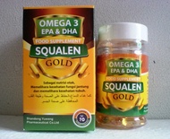 Herbal minyak ikan Omega 3 squaen