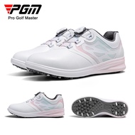 PGM รองเท้ากีฬาผู้หญิงกันน้ำกันการลื่นไถลรองเท้าระบายอากาศนุ่มเป็นพิเศษมีสายรัดข้อมือน้ำหนัก35-39หลารองเท้ากอล์ฟของผู้หญิง