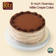 Tiramisu Mille Crepe Cake (6-Inch)