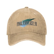 Final Fantasy VII FF7 Merch Baseball Cap for Men Women Adjustable Trucker Hat Casual Funny Video Gam