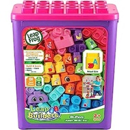 LeapFrog LeapBuilders 81-Piece Jumbo Blocks Box, Pink