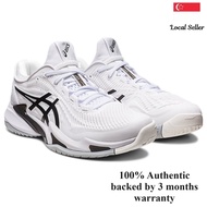 Asics Mens Court FF 3 White/Black Tennis Shoes