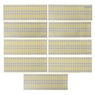 【SUIT*】 Barbell Identification Rectangular Tags Sticker Ring Size Label Round Label