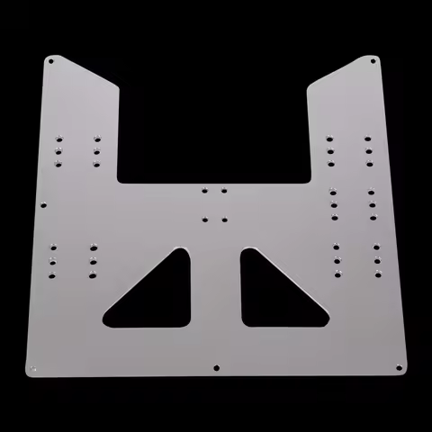 3D Silver Upgrade Y Carriage Anodized Aluminum Plate For A8 Hotbed Support For Prusa I3 Anet A8 3D P