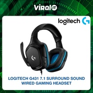 LOGITECH G431 7.1 SURROUND SOUND WIRED GAMING HEADSET