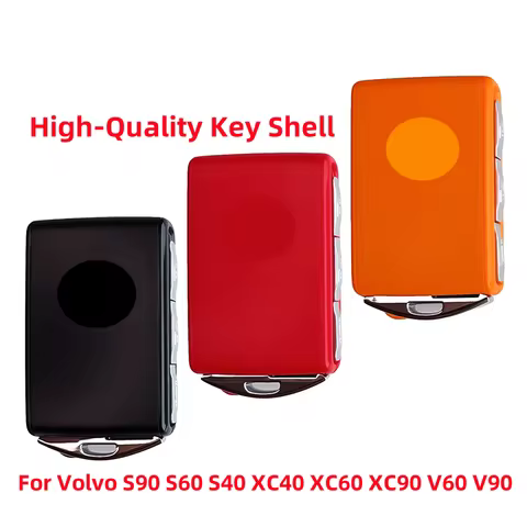 Smart Car Remote Key Shell Case For Volvo S90 S60 S40 XC40 XC60 XC90 V60 V90 T5 T6 T8 4 Button Color
