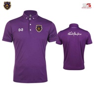 WARRIX เสื้อโปโลการไฟฟ้าเอฟซี PEA FC. โลโก้อกซ้ายอามทอไหม PEA FC.(WARRIX WA-3324-3315)