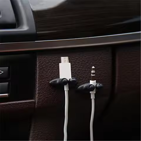 Car Wire Cable Holder Multifunctional Tie Clip Fixer For Tesla Model 3 Model X Model S VW Transporte