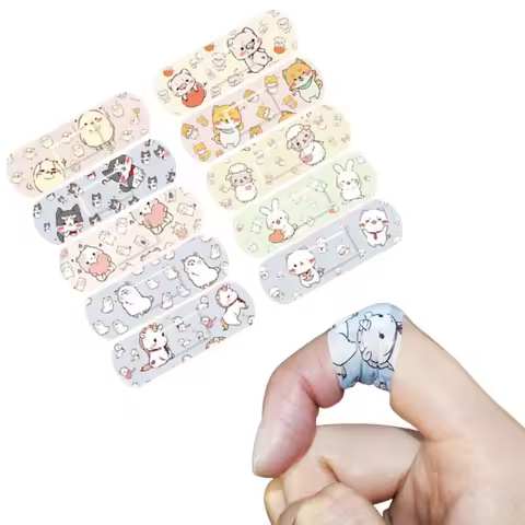 120 Pcs Cartoon Band Aids Cute Children Breathable Waterproof Bandage Ok Bandages Hemostatic Patch B