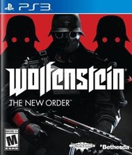【電玩販賣機】全新未拆 PS3 德軍總部：新秩序 -英文美版- Wolfenstein: The New Order