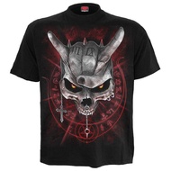 Spiral Direct Never Too Loud T-Shirt/Tattoo/Skull/Goth/Rock/Speakers/Bone/Top