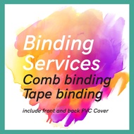 Binding Service/ Comb Binding/ Tape Binding