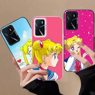 TPU Case for OPPO Reno 6 A16S 5 A95 A54S A74 A16 P-85 Sailor Moon