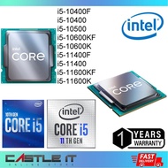 Intel Core i5 10400F / i5-10400 / 11400F / 10600KF 11600K Processor 10th 11th Gen LGA1200 Tray BULK