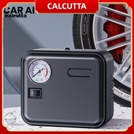 [calcutta] Emergency Car Tire Inflation Kit Long Power Cord Tire Pump 12v Portable Car Electric Air Pump Mini Tire Inflator with Pressure Gauge Compact and Efficient for Cars