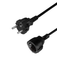 European Standard Extension Cord CEE7/7 Plug schuko Male Female Extension Cord European Standard Fem