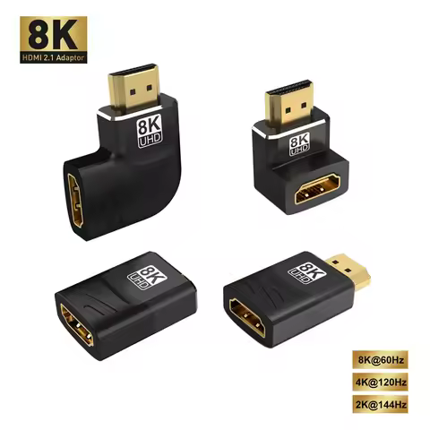 HDMI-compatible 90 degree right-angle adapter HDMI 270 degree HDMI male to female HDMI elbow connect