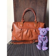 Nicole St Gilles leather tote 2way