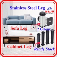 MAJU Kaki Sofa Kaki Kabinet Kaki Katil Stainless Steel Adjustable Cabinet Leg Heavy duty Sofa leg Fu