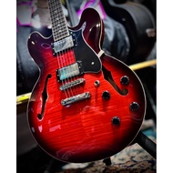 Heritage Ascent+ Collection H-535 Electric Guitar, Scarlet Red Burst