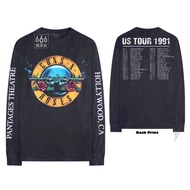Guns N' Roses Hollywood Tour Long Sleeve T-Shirt Rock Band UK/EU Version