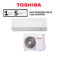 Toshiba 1.0hp Air Conditioner RAS-H10G3KCV2G-M Inverter Aircond RASH10G3KCV2GM Aircond Penghawa Dingin