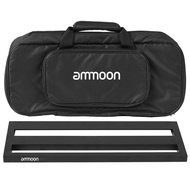 ammoon DB-2 Guitar Pedal Board Aluminum Alloy Pedalboard Set with Carrying Bag Tapes Strap