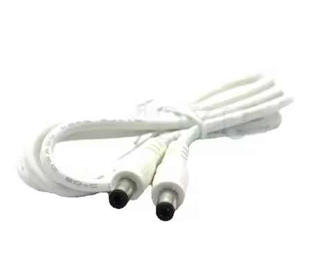 1/10pcs 22AWG DC Power Plug 5.5x2.5mm to 5.5x2.5mm Male to Male Jack with Cord Connector Cable 1m 10