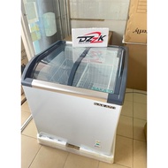 NEW 2026 - Icecream Curve Glass Freezer 250L SAKATO SCG-265