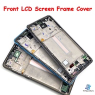 Front Housing LCD Display Frame For Samsung A71 A10 A51 A20 A31 A30 A21S A50 A11 A70 Housing Middle Frame Bezel Plate Cover