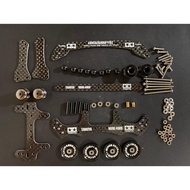 [Baitian Set] Homemade Tamiya Accessories AR/FMA/MA/VZ/MS Dedicated Imitation Part Carbon Fiber Fauc